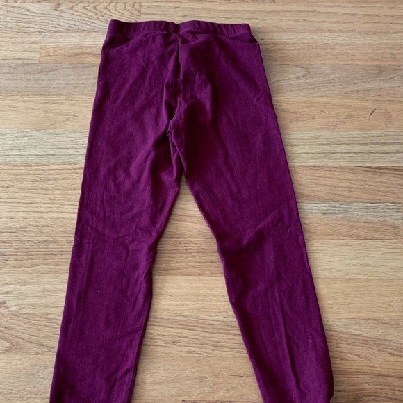 Girls Maroon Old Navy Leggings Size 8 (M) - Picture 2 of 4